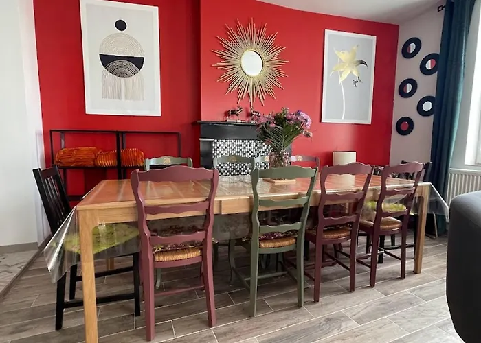 Confort Avec Jardin, Pres De Valenciennes - 5 Chambres, Equipements Bebe, Borne Electrique - Fr-1-510-188 Wallers